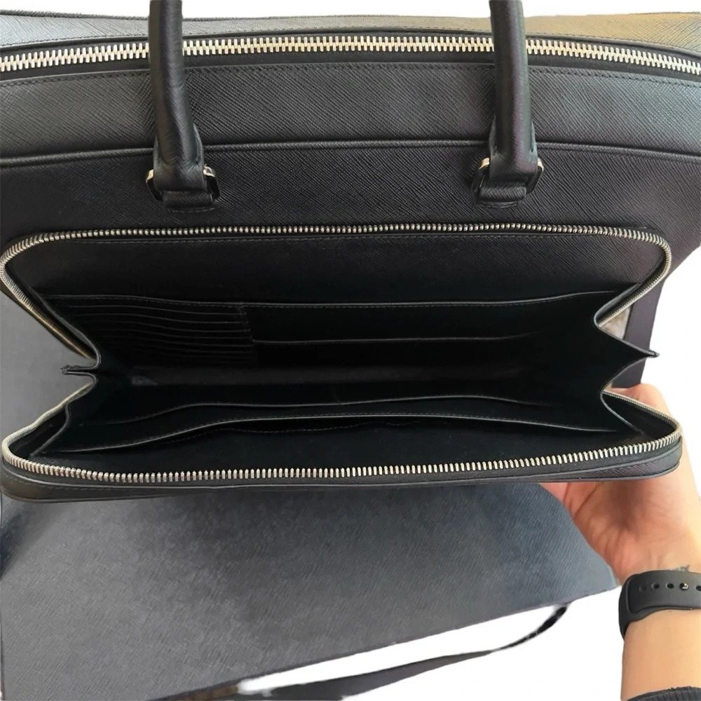 Prada Saffiano Leather Briefcase - Picture 11 of 16
